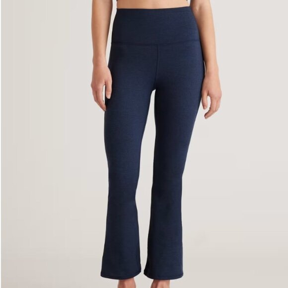 Quince Women's Navy Ultra Soft Cropped Bootcut Pants - Size XL Extra Large - Picture 1 of 5